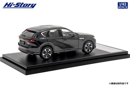 [ Back-order ] Hi-Story HS416BK 1:43 MAZDA CX-60 XD-HYBRID Premium Modern 2022 Jet Black Mica Diecast model car