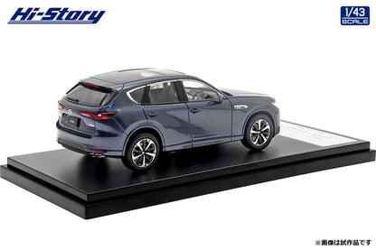 [ Back-order ] Hi-Story HS416DB 1:43 MAZDA CX-60 XD-HYBRID Premium Modern 2022 Deep Crystal Blue Mica Diecast model car