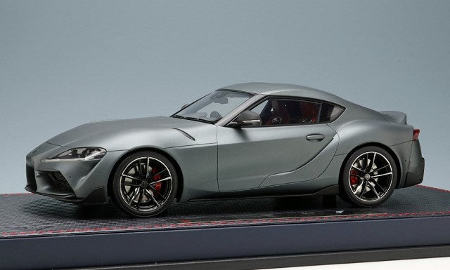 IM039A MakeUp IDEA 1:18 Toyota GR Supra RZ 2019 Matte Storm Grey Metallic