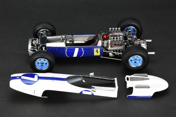 K834 Model Factory Hiro 1:12 Ferrari 158F1 Ver.A 1964 Germany GP/USA GP/Mexico GP #7 J.Surtees Fulldetail Kit