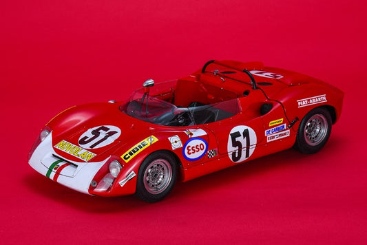 K837 Model Factory Hiro 1:12 Fiat Abarth 1000SP LM 1969 #51 M.Zanetti/U.Locatelli Fulldetail Kit