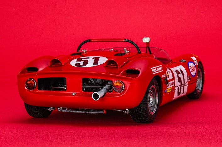 K837 Model Factory Hiro 1:12 Fiat Abarth 1000SP LM 1969 #51 M.Zanetti/U.Locatelli Fulldetail Kit