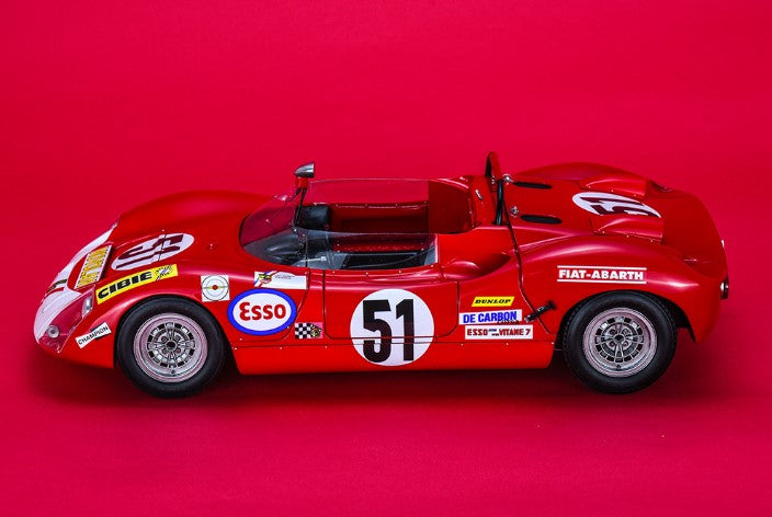 K837 Model Factory Hiro 1:12 Fiat Abarth 1000SP LM 1969 #51 M.Zanetti/U.Locatelli Fulldetail Kit