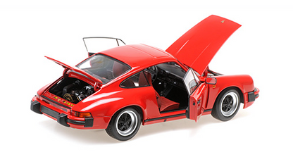 [ Back-order ] MINICHAMPS 100063021 1:18 Porsche 911 Carrera 1983 Red model car