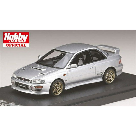 [ Back-order ] MARK43 PM4357S 1:43 Subaru Impreza WRX type R Sti Version 1997 GC8 Light Silver Metallic resin model car