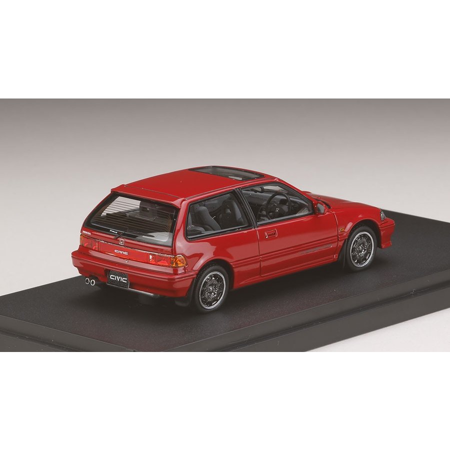 [ Back-order ] MARK43 PM4358SR 1:43 Honda CIVIC Si EF3 With MUGEN CF-48 Wheel Rio Red resin model car
