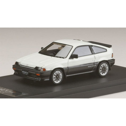 [Back-order] MARK43 PM4384SW 1:43 Honda Ballade Sports CR-X Si AS With MUGEN CF-48 Wheel White