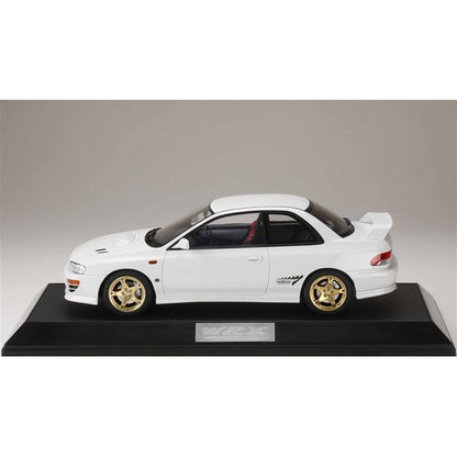 [ Back-order ] Hobby Japan HJ1812EW 1:18 SUBARU IMPREZA WRX type R Sit Version IV GC8 1997 FETHER WHITE Resin model car