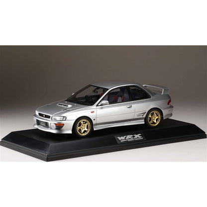 [ Back-order ] Hobby Japan HJ1812ES 1:18 SUBARU IMPREZA WRX type R Sit Version IV GC8 1997 LIGHT SILVER METALLIC Resin model car