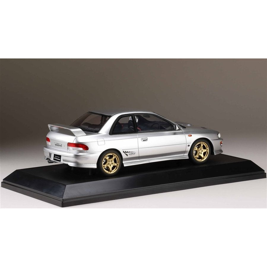 [ Back-order ] Hobby Japan HJ1812ES 1:18 SUBARU IMPREZA WRX type R Sit Version IV GC8 1997 LIGHT SILVER METALLIC Resin model car