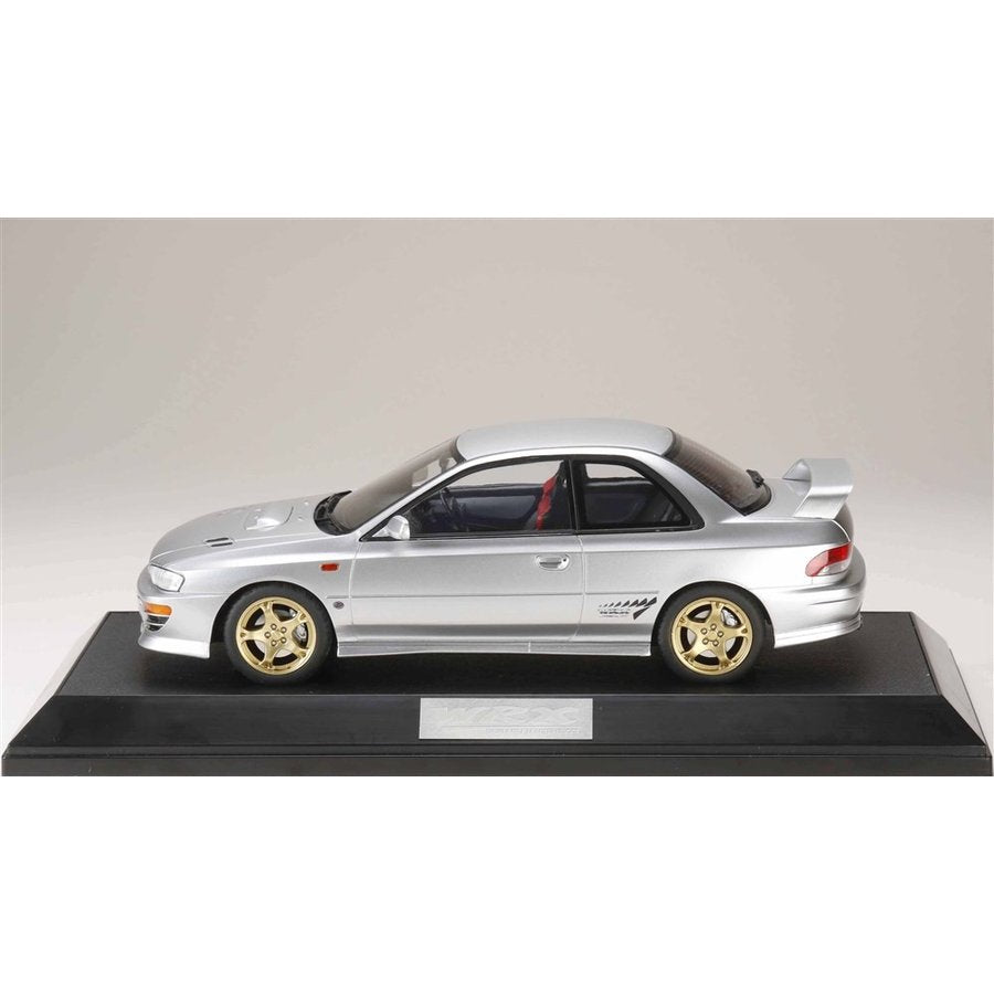 [ Back-order ] Hobby Japan HJ1812ES 1:18 SUBARU IMPREZA WRX type R Sit Version IV GC8 1997 LIGHT SILVER METALLIC Resin model car