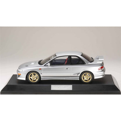 [ Back-order ] Hobby Japan HJ1812ES 1:18 SUBARU IMPREZA WRX type R Sit Version IV GC8 1997 LIGHT SILVER METALLIC Resin model car
