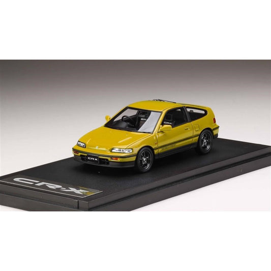 [ Back-order ] MARK43 PM43115MY 1:43 Honda CR-X Si (EF7) with Mugen RNR Wheel Yellow