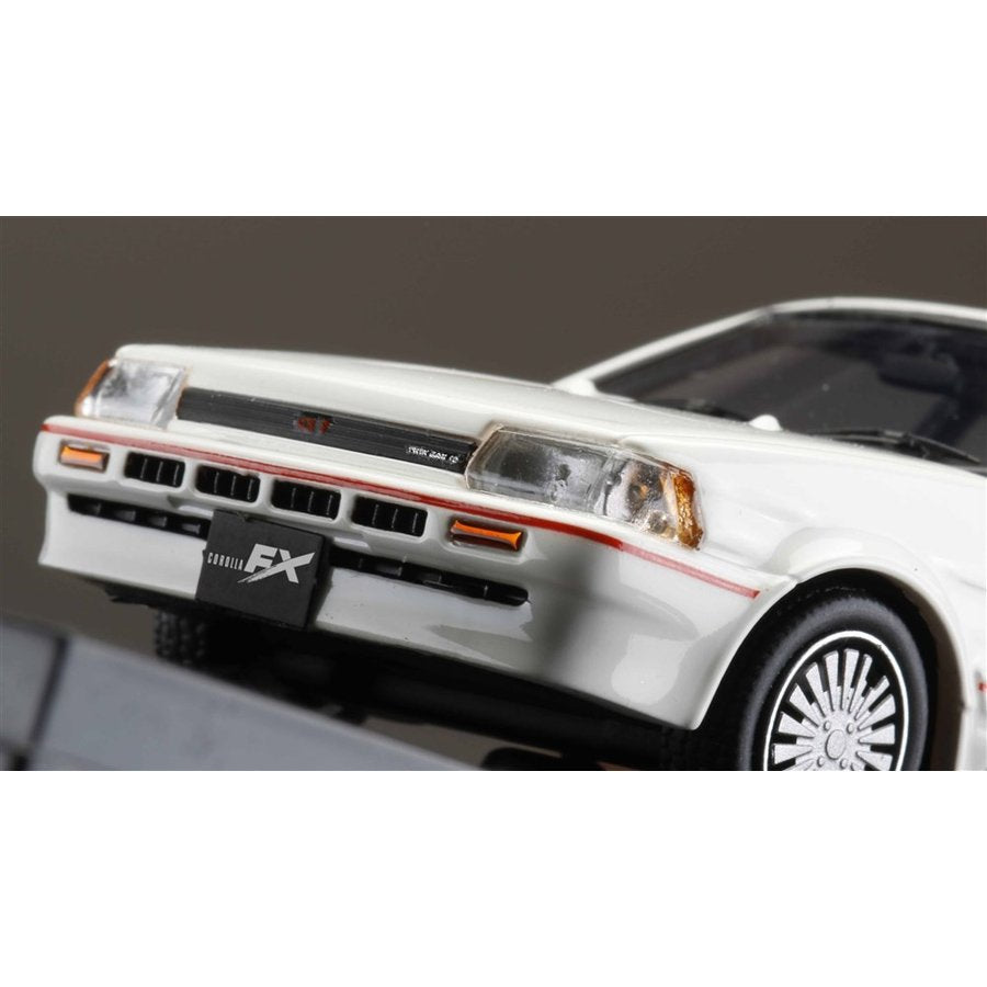 [Back-order] MARK43 PM43108W 1:43 Toyota Corolla FX-GT AE82 Genuine optional wheels White