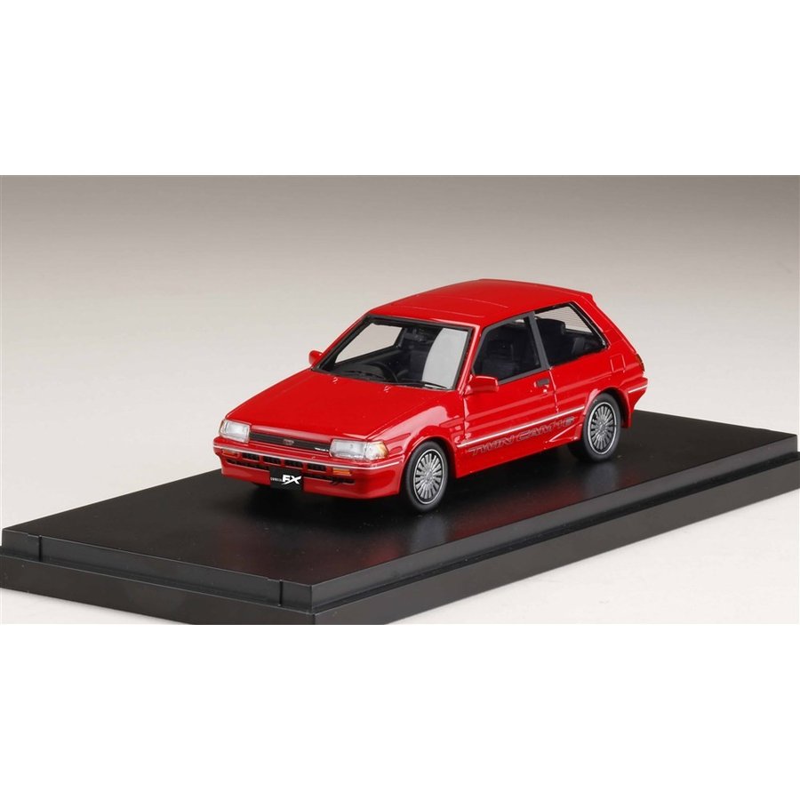 [ Back-order ] MARK43 PM43108R 1:43 Toyota Corolla FX-GT AE82 Genuine Option Wheel Red Resin model car
