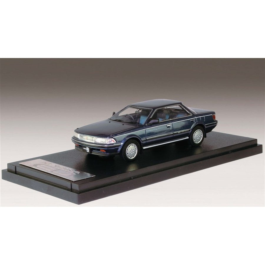 [ Back-order ] MARK43 PM43110BL 1:43 Toyota CARINA ED G-Limited 1987 Blackish Blue Mica Metallic Resin model car