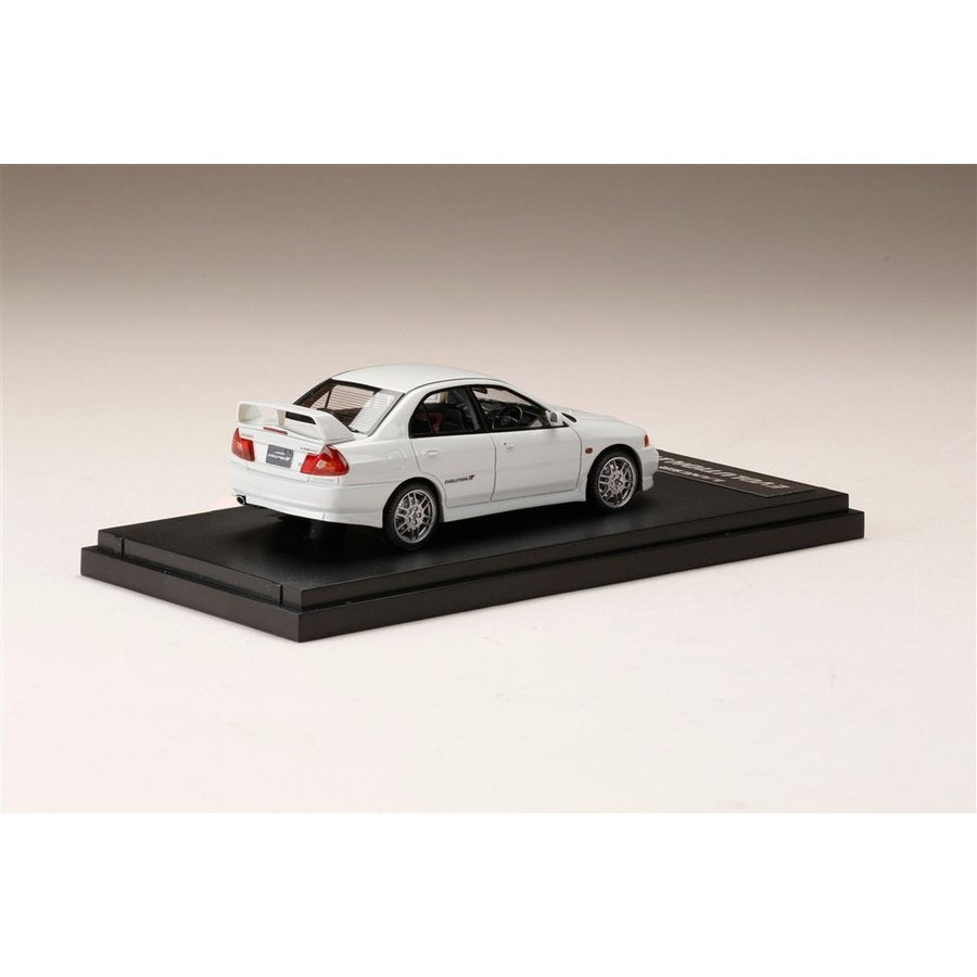 [ Back-order ] MARK43 PM43130W 1:43 Mitsubishi LANCER GSR Evolution IV (CN9A) SCORTIA WHITE