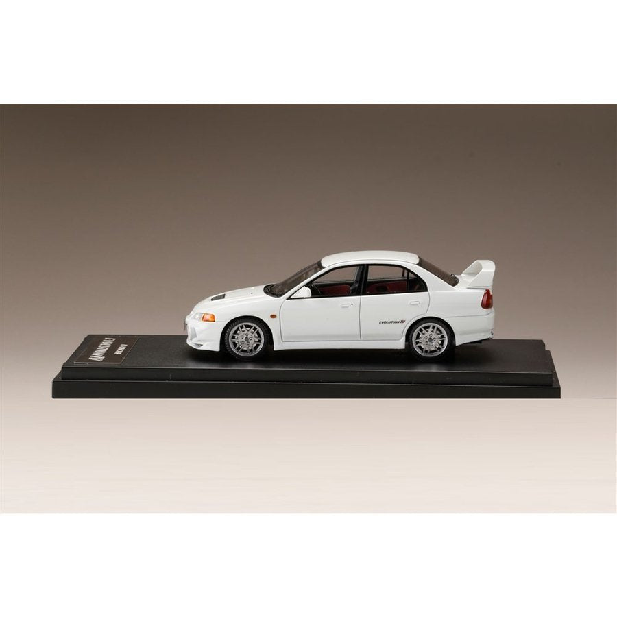 [ Back-order ] MARK43 PM43130W 1:43 Mitsubishi LANCER GSR Evolution IV (CN9A) SCORTIA WHITE