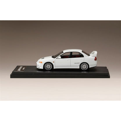 [ Back-order ] MARK43 PM43130W 1:43 Mitsubishi LANCER GSR Evolution IV (CN9A) SCORTIA WHITE