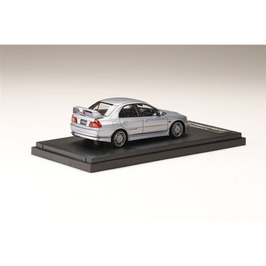 [ Back-order ] MARK43 PM43130S 1:43 Mitsubishi LANCER GSR Evolution IV (CN9A) STEEL SILVER