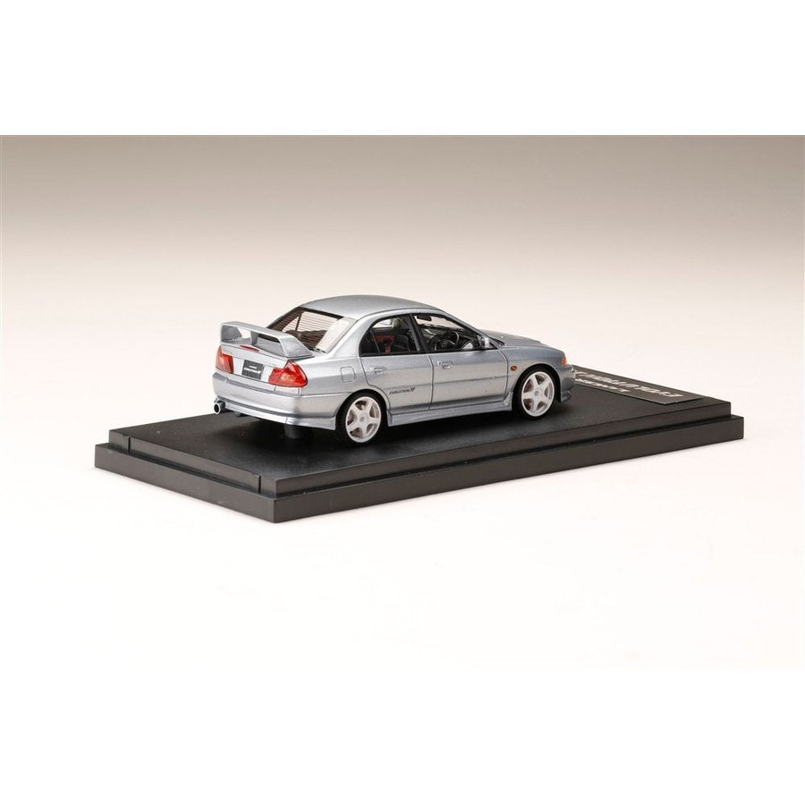 [ Back-order ] MARK43 PM43130CS 1:43 Mitsubishi LANCER GSR Evolution IV (CN9A) Customized Version STEEL SILVER