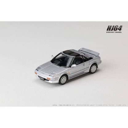 [ Back-order ] Hobby Japan HJ643056AS 1:64 Toyota MR2 1600G-LIMITED SUPER CHARGER 1988 T BAR ROOFSILVER METALLIC Diecast model car