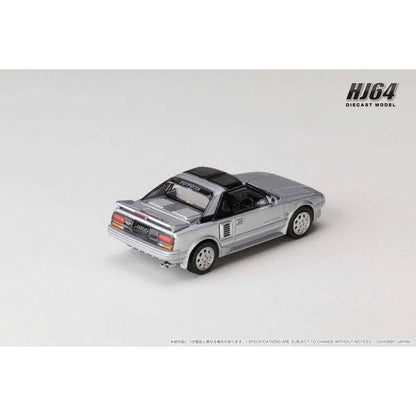 [ Back-order ] Hobby Japan HJ643056AS 1:64 Toyota MR2 1600G-LIMITED SUPER CHARGER 1988 T BAR ROOFSILVER METALLIC Diecast model car