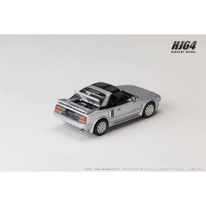 [ Back-order ] Hobby Japan HJ643056AS 1:64 Toyota MR2 1600G-LIMITED SUPER CHARGER 1988 T BAR ROOFSILVER METALLIC Diecast model car