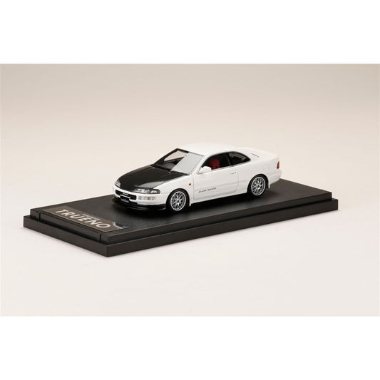 [ Back-order ] MARK43 PM43129CW 1:43 Toyota SPRINTER TRUENO GT APEX AE101 Customized Ver Carbon Bonnet SUPER WHITE II Resin model car