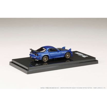 [ Back-order ] Hobby Japan HJ643007BBL 1:64 Efini RX-7 FD3S A Spec GT WING Innocnt Blue Mica Diecast model car