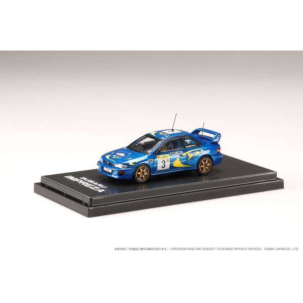 [ Back-order ] Hobby Japan HJR642041A 1:64 SUBARU IMPREZA WRC 1997 #3 MONTE CARLO Diecast model car