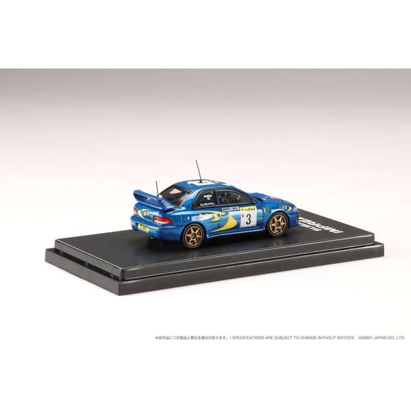 [ Back-order ] Hobby Japan HJR642041A 1:64 SUBARU IMPREZA WRC 1997 #3 MONTE CARLO Diecast model car
