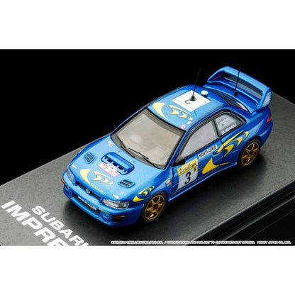 [ Back-order ] Hobby Japan HJR642041A 1:64 SUBARU IMPREZA WRC 1997 #3 MONTE CARLO Diecast model car