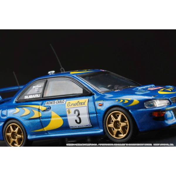 [ Back-order ] Hobby Japan HJR642041A 1:64 SUBARU IMPREZA WRC 1997 #3 MONTE CARLO Diecast model car