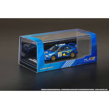 [ Back-order ] Hobby Japan HJR642041A 1:64 SUBARU IMPREZA WRC 1997 #3 MONTE CARLO Diecast model car