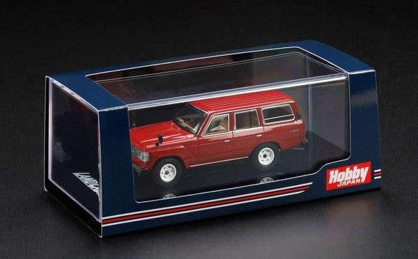 [ Back-order ] Hobby Japan HJ643039AR 1:64 Toyota LANDCRUISER 60 GX 1981 FREE BORN RED (309) Diecast model car