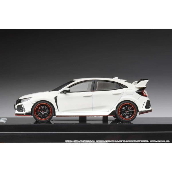 [ Back-order ] Hobby Japan HJ641055AW 1:64 Honda CIVIC Type R FK8 2017 with Engine Display Model CHAMPIONSHIP WHITE Diecast model car