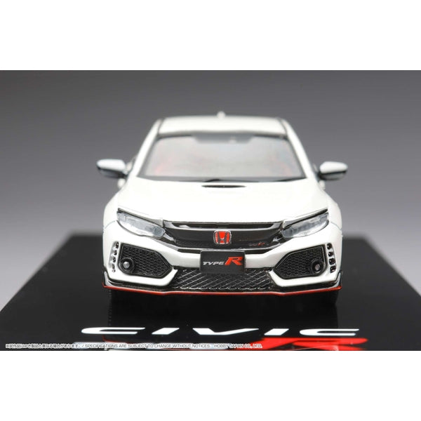 [ Back-order ] Hobby Japan HJ641055AW 1:64 Honda CIVIC Type R FK8 2017 with Engine Display Model CHAMPIONSHIP WHITE Diecast model car