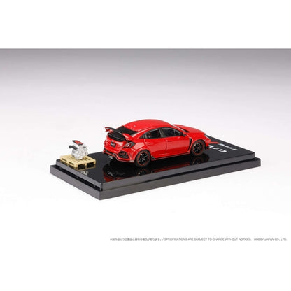 [ Back-order ] Hobby Japan HJ642055AR 1:64 Honda CIVIC Type R FK8 2020 with Engine Display Model FLAME RED Diecast model car