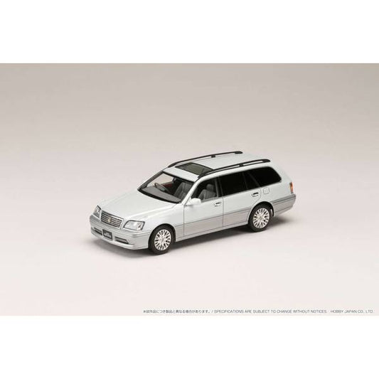 [ Back-order ] MARK43 PM43154AWS 1:43 Toyota CROWN ESTATE 3.0 ROYAL SALOON EARLY VERSON FROSTY WHITE TONING TWO TONE resin model car