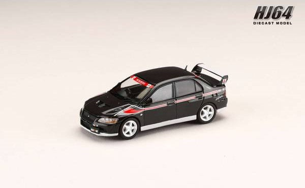 [ Back-order ] Hobby Japan HJ642054BBK 1:64 MITSUBISHI LANCER GSR EVOLUTION 7 RALLY STYLE VERSION AMETHYST BLACK PEARL Diecast model car