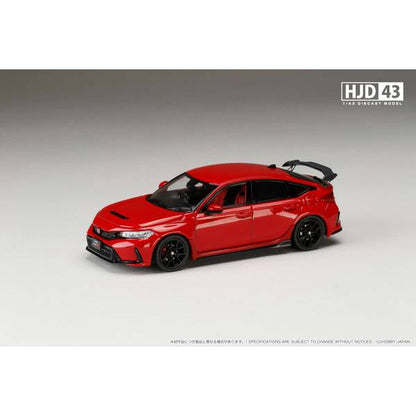 [ Back-order ] Hobby Japan HJD431002R 1:43 Honda CIVIC TYPE R FL5 genuine option equipped car FLAME RED Diecast  model car