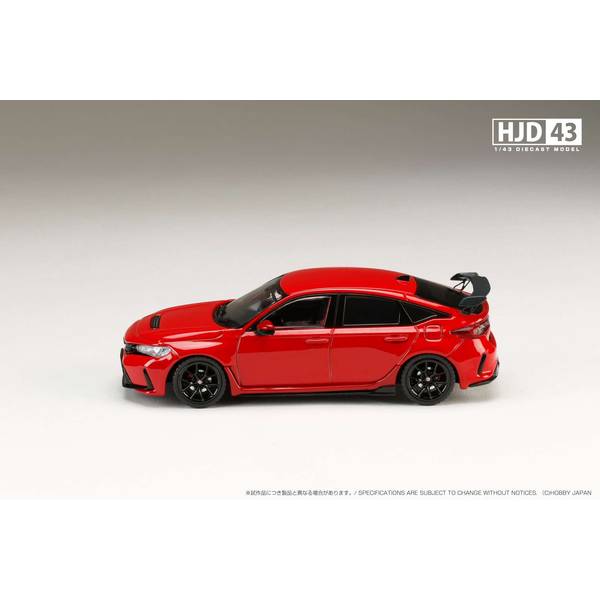 [ Back-order ] Hobby Japan HJD431002R 1:43 Honda CIVIC TYPE R FL5 genuine option equipped car FLAME RED Diecast  model car