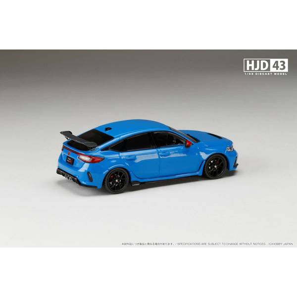 [ Back-order ] Hobby Japan HJD431002BL 1:43 Honda CIVIC TYPE R FL5 with OEM Options RACING BLUE PEARL Diecast model car