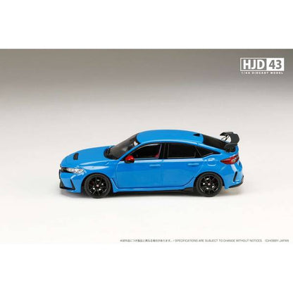 [ Back-order ] Hobby Japan HJD431002BL 1:43 Honda CIVIC TYPE R FL5 with OEM Options RACING BLUE PEARL Diecast model car