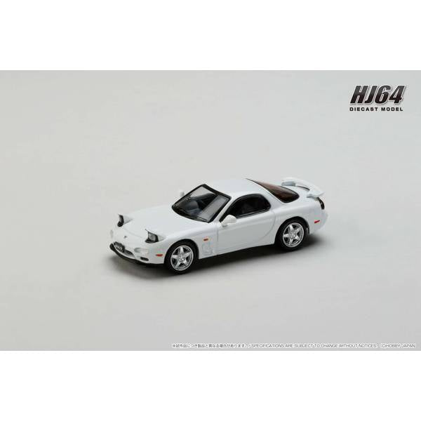 [ Back-order ] Hobby Japan HJ644007AW 1:64 Efini RX-7 FD3S TYPE RS PURE WHITE Diecast model car