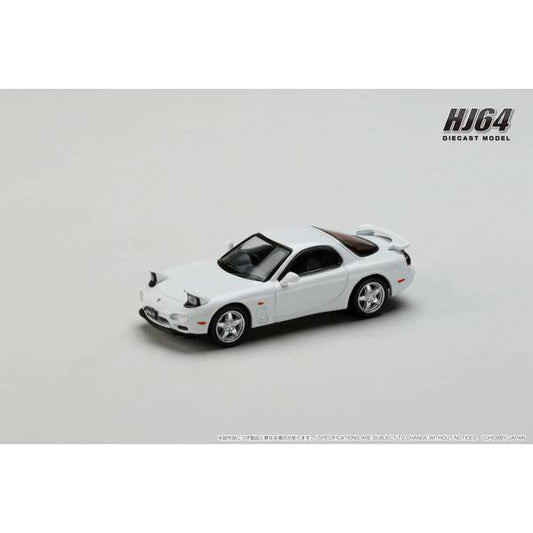 [ Back-order ] Hobby Japan HJ644007AW 1:64 Efini RX-7 FD3S TYPE RS PURE WHITE Diecast model car