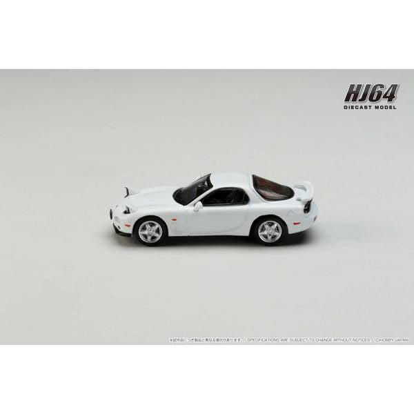 [ Back-order ] Hobby Japan HJ644007AW 1:64 Efini RX-7 FD3S TYPE RS PURE WHITE Diecast model car