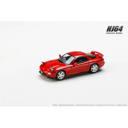 [ Back-order ] Hobby Japan HJ644007AR 1:64 Efini RX-7 FD3S TYPE RS VINTAGE RED Diecast model car