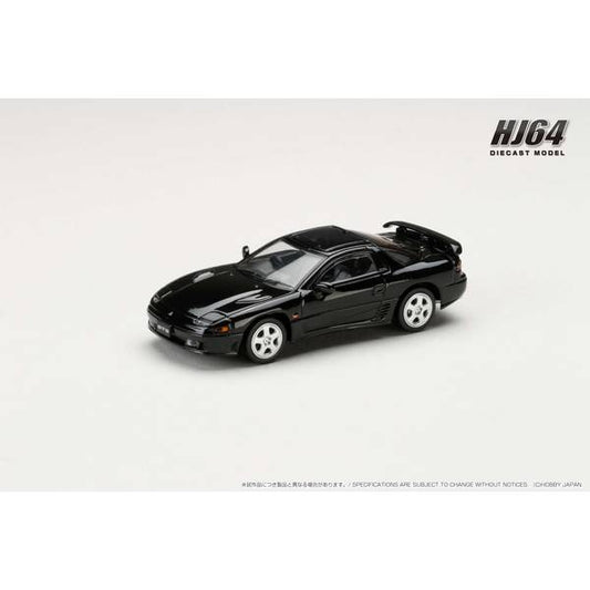 [ Back-order ] Hobby Japan HJ643065BK 1:64 MITSUBISHI GTO TWINTURBO GLASS TOP TOSCANA BLACK PEARL Diecast model car